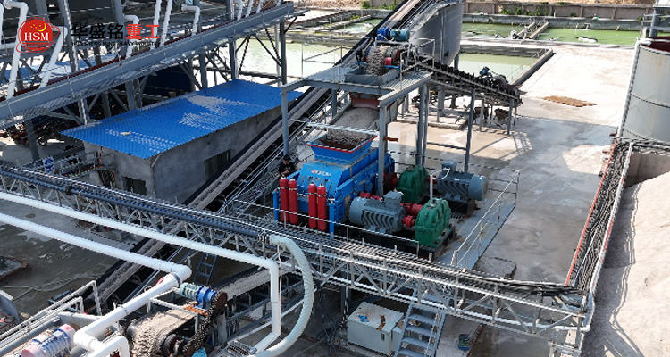 鎏金礦破碎機客戶生產現場