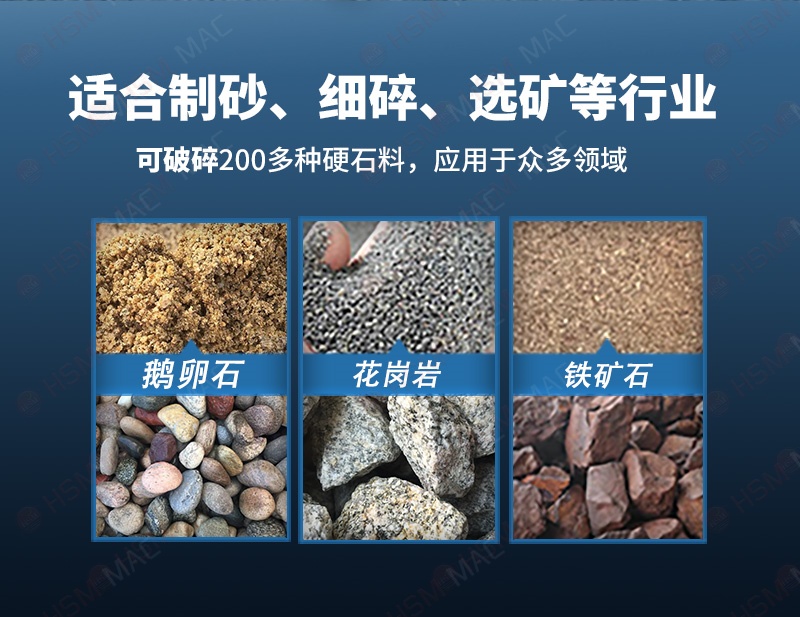 老砂廠對輥制砂機破碎物料對比